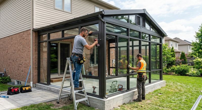 Conservatory Installation in Longmont, CO