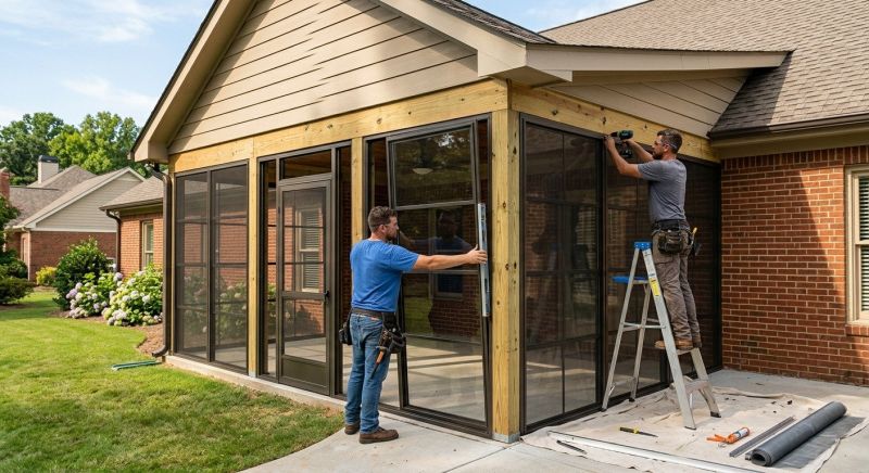 Deck Enclosure Construction in Charlotte, NC