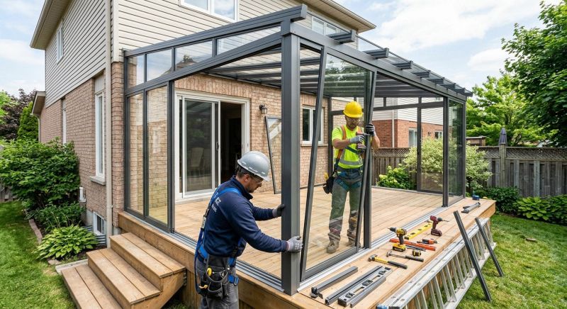 Deck Enclosure Installation in Asheville, NC