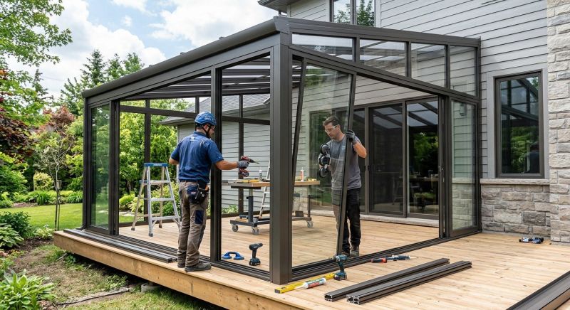 Enclosed Deck Installation in Charlotte, NC