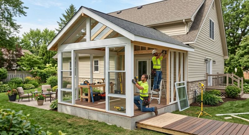 Enclosed Porch Construction in Boulder, CO
