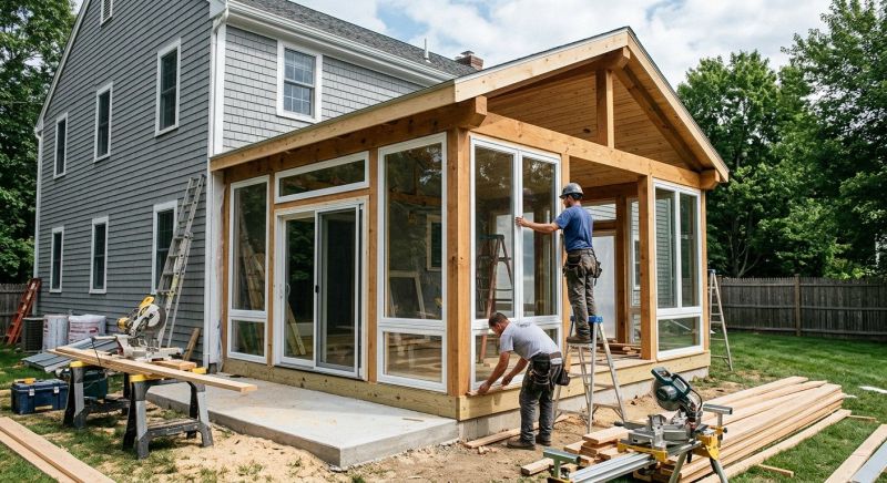 Enclosed Porch Installation in Asheville, NC
