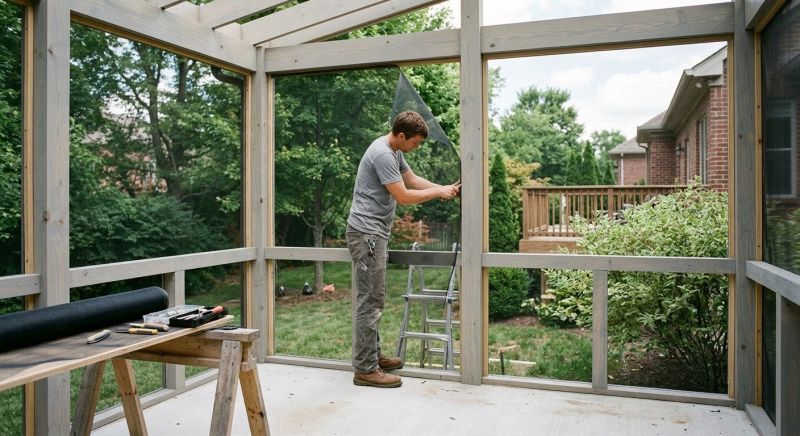 Enclosed Porch Installation in Nashville, TN