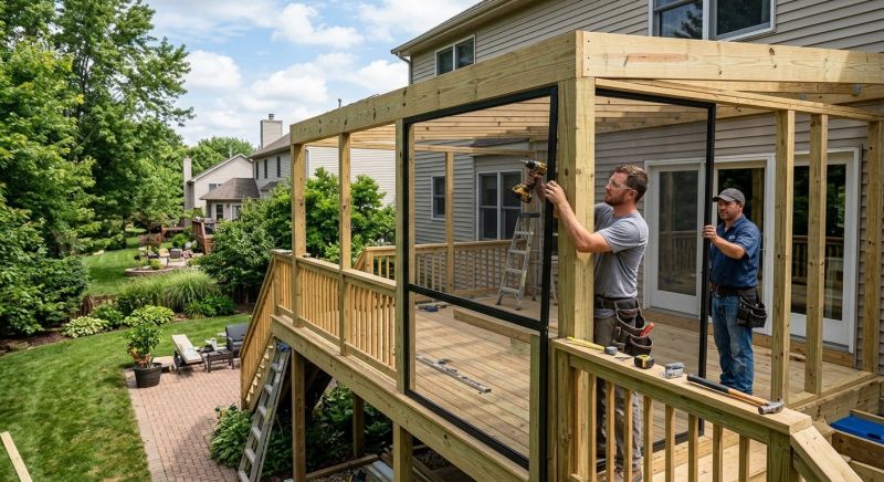 Lanai Enclosure Installation in Arvada, CO