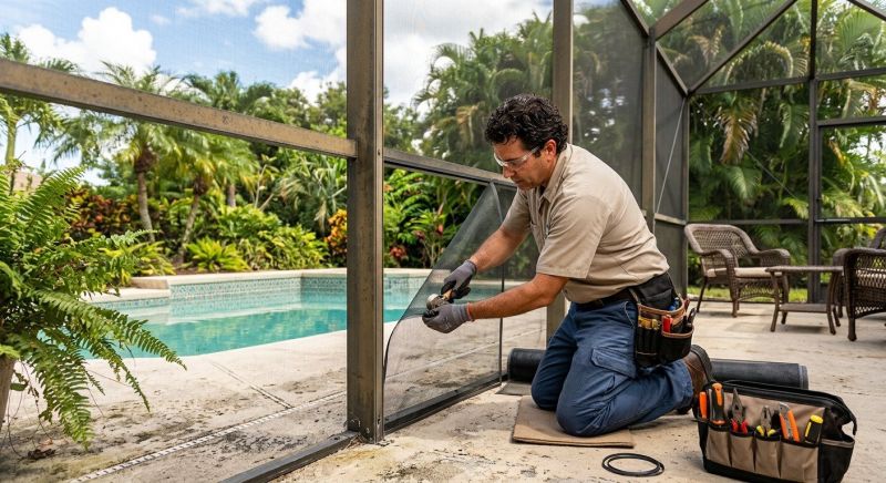 Lanai Enclosure Repair in Charlotte, NC