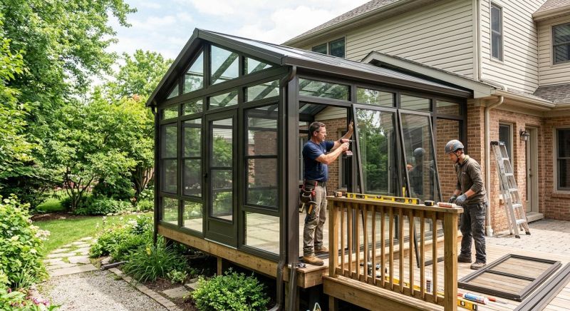 Three Season Room Installation in Asheville, NC