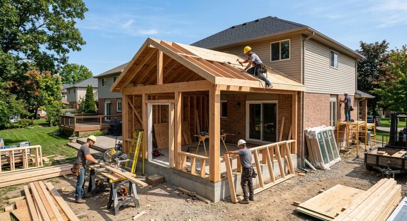 Enclosed Patio Installation