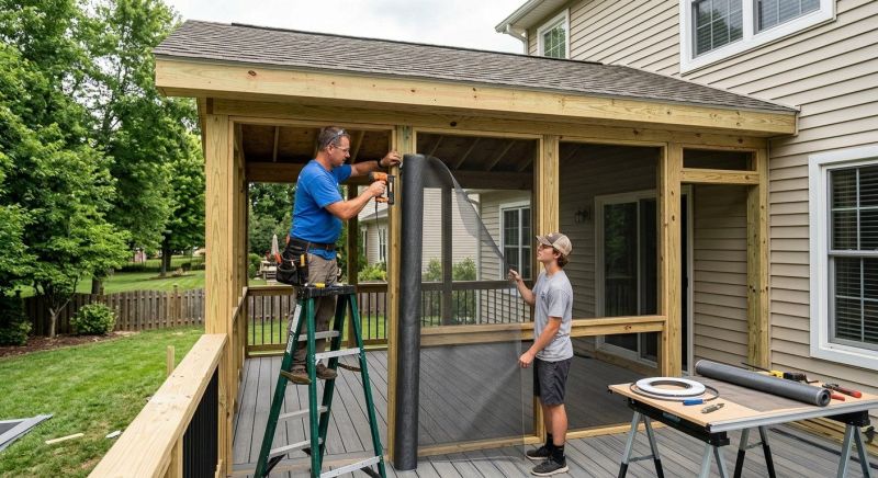Porch Enclosure Installation in Seattle, WA