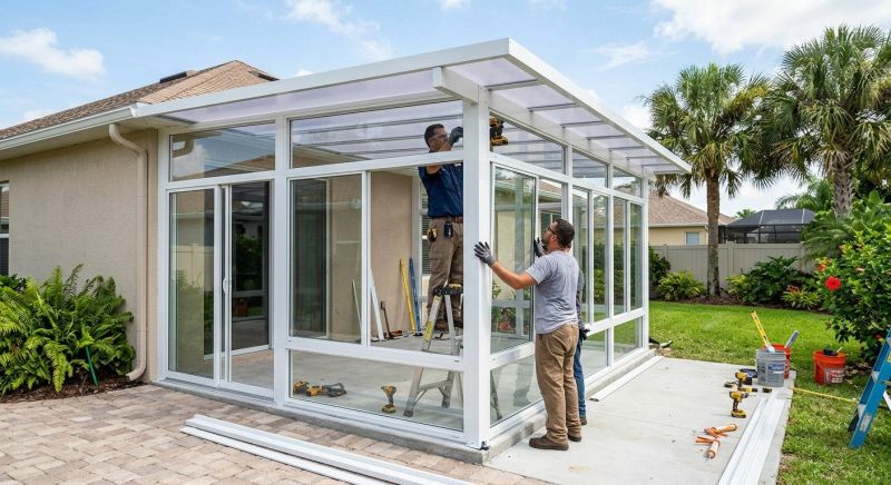Solarium Installation in Knoxville, TN