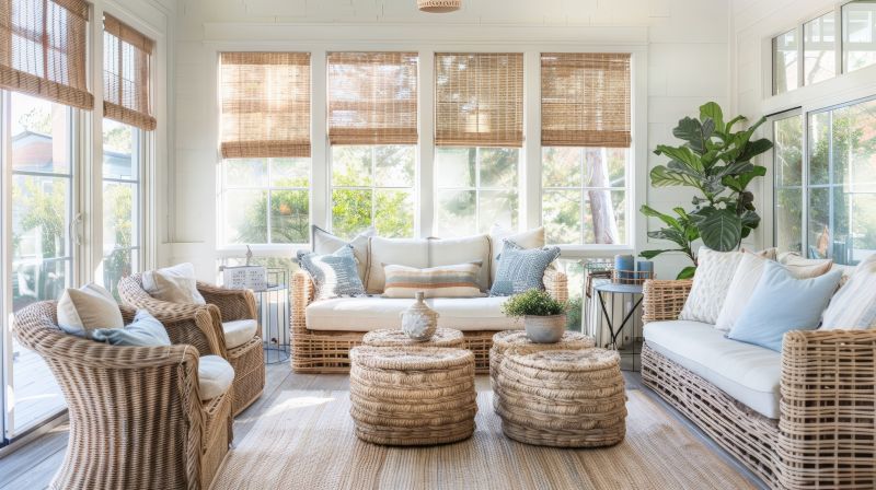 Provides outdoor views while protecting from weather elements.